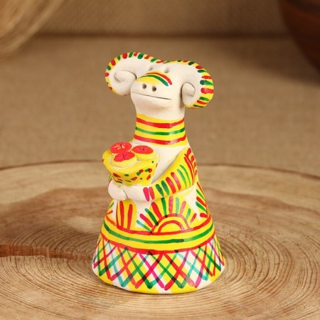 Filimonovskaya toy Bell "Baran", 10-12 cm-2