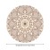 Tables on the table "Flower pattern", round, oxford, elastic band, size 120x120 cm, diameter 75-100 cm