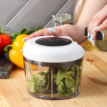 Blender - vegetable mechanical Magistro Vegan Pro, 2 nozzles, white color-5