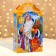 Box Gift New Year Castle Santa Claus 17.5 x 31 x 7 cm
