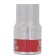 End-end head Matrix Master 13684, 12 mm, 12-sided, CRV, under square 1/2 ", chrome 1246