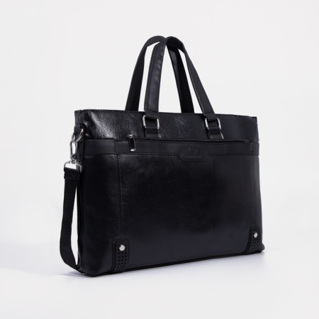 Male bag, black color