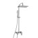 The shower system wasserkraft a177.069.141.087.ch, tropical shower, shower, chrome