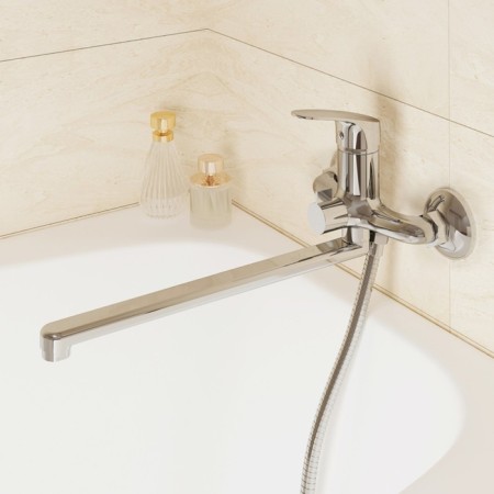 MILARDO SIMP SIMSB02M10 bath mixer, one -leaf, flat -pouring pour 320 mm-1