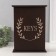 Keywood tree 6 hooks "Vegetable wreath" Coffee 6x22x30 cm