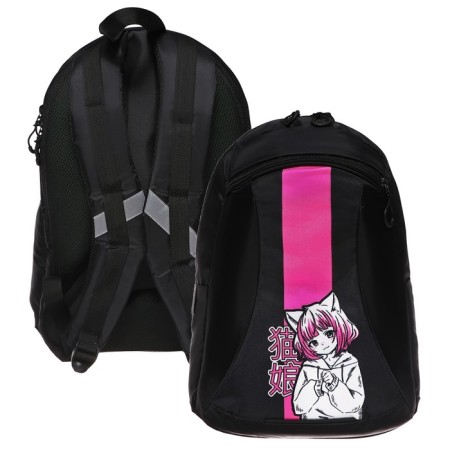 Youth backpack, 44 x 30 x 17 cm, ergonomic back, calligrata Corso "girl"-5