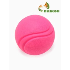 The ball of whole -leafed jumping, tpr, 6 cm, pink