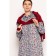 Feminine Hoods Prima Linea, size 56, burgundy color
