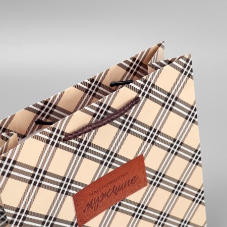 Gift Package Laminated, packaging, “Real man”, MS, 23 x 18 x 8 cm-5