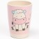 A set of children's dishes "Layer" from bamboo, 5 items: plate, bowl, glass, cutlery