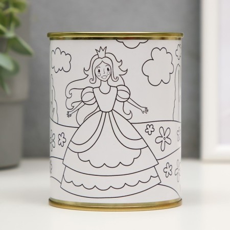 Pigging bank Metal Metal Coloring "Fairy Tale"