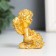 Souvenir Polystone "Angel with Heart" Gold Mix 4.5x4.5x5.7 cm