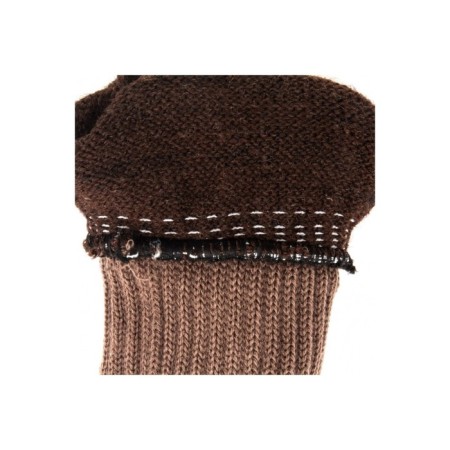Workers, x/b gloves, without coverage, half -wool, Sibrtekh-4