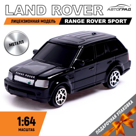 Metal machine Land Rover Range Rover Sport, 1:64, Black Color