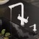 Kitchen mixer Wasserkraft A8357, double -leaf, with access to drinking, white