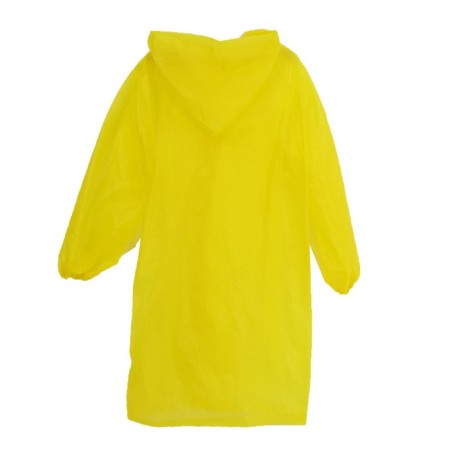 Children's raincoat with reflective elements, yellow color (120-160 cm)-4