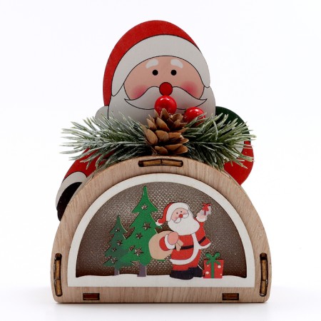 New Year! Santa Claus background, 12x11x2.5 cm-2