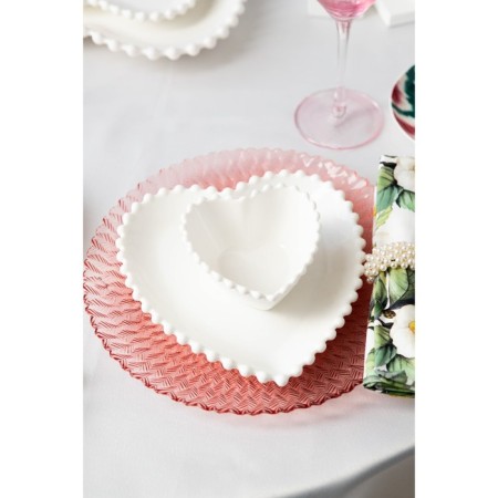 Porcelain magistro “heart”, 260 ml, d = 11.5, white color-3