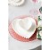 Porcelain magistro “heart”, 260 ml, d = 11.5, white color