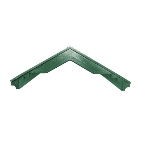 PPK parapet for a fence span, 50 × 28.5 × 2.5 cm, green, “flexible tile”-6