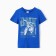 T -shirt for a boy, blue color, height 104 cm