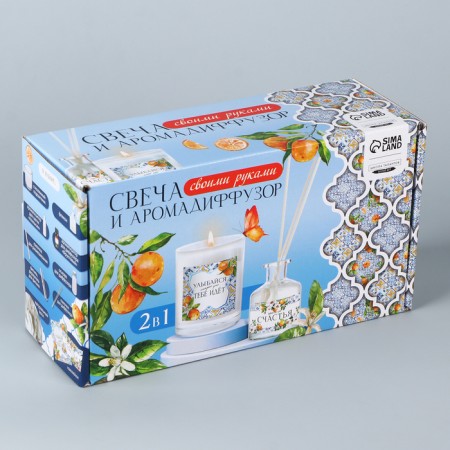 Set for creating a candle and diffuser "fruit aroma"-2