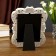 Photo frame plastic 13x18 cm "curls and flowers" white 25.5x19 cm