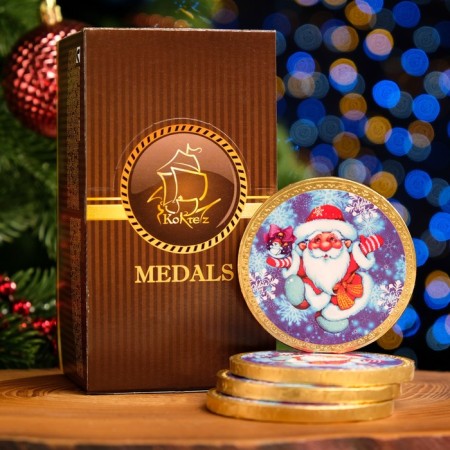 Chocolate medal "Happy New Year, Children", 25 g-2