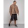 Jeaning jacket men's, size 54, brown color