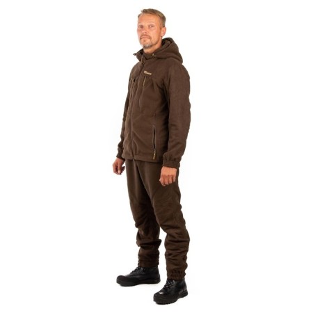 Costume of men's pride yakut, fleece, brown, river 68-70 Height 182-188-2