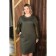 Women's dress, size 62, khaki color