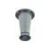 Relief adjustable, H = 100 mm, matte chromium color