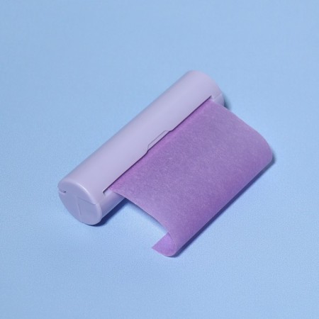 Leaf soap, in roll, d 2.3 × 9 cm, 120 cm, purple color-7