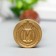 Printing for wax with a wooden handle "Crown with the letter m" 9x2.5x2.5 cm