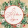 Folding box “Happy New Year”, wreath, 16 x 23 x 7.5 cm, New Year
