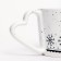 Ceramic New Year's Elongesture Mug the attention of the "Magic Winter", 280 ml, white