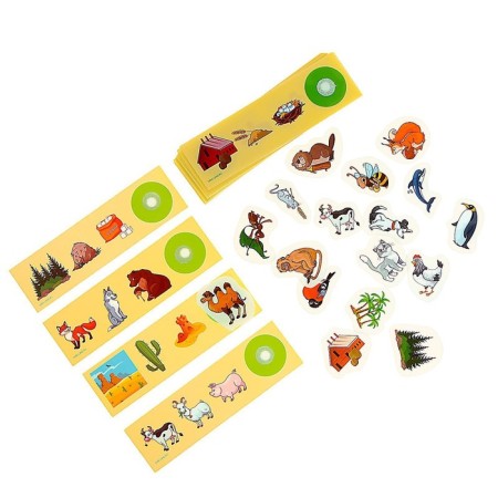 Velcro game "Study animals"-6