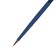 Watercolor brush, brown synthetics, round, ropeloff Aqua Blue Round No. 3, short blue handle, Soft-Touch clip coating