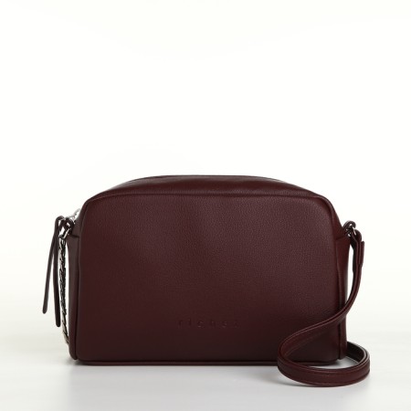 Women's bag with lightning, burgundy color