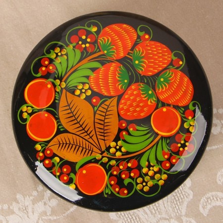 Box "Berry", large, 14 × 7 cm, Khokhloma-3