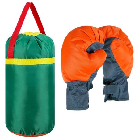 Set of Boxing children: gloves, pear, d = 20, h = 35cm, color mix-1
