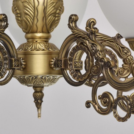 Ariadne chandelier, 5x60W E27, antique bronze-10