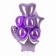 Set of balls "Festive" foil, latex, lilac color, 10 pcs.