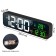 Electronic desktop watches: alarm clock, calendar, thermometer, with a suspension, 3.5 x 7 x 26.5 cm