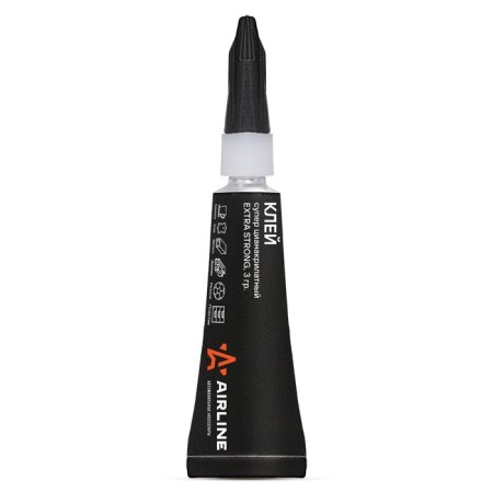 Glue super cyanacrilane Airline Extra Strong, 3 g, blisters on the substrate