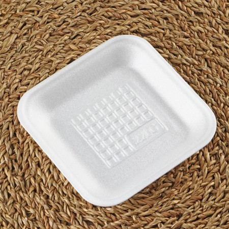 Substract-sneakers for products, 12.7 × 12.7 × 2 cm, white color, 900 pcs/units.-1