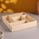Kashpo wooden, Labyrinth 250*250*50mm.