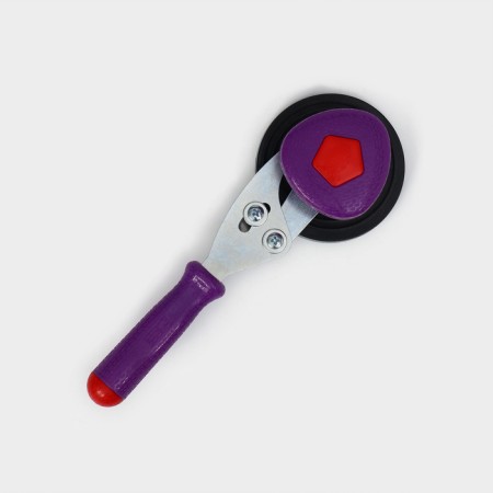 The seating machine "Muscovite", manual, screw, red color