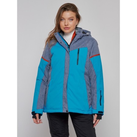 Ski jacket women's winter, size 60, blue color
