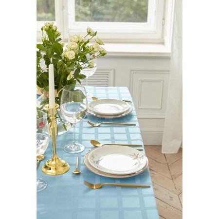 GENTEN GEMETRY 150*220 +/- 3cm, cell-blue, pl. 192 g/m2, hl with VGMO-5